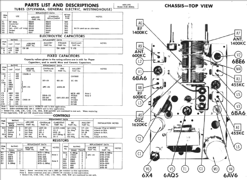 Airline FJB-6590A; Montgomery Ward & Co (ID = 235205) Autoradio