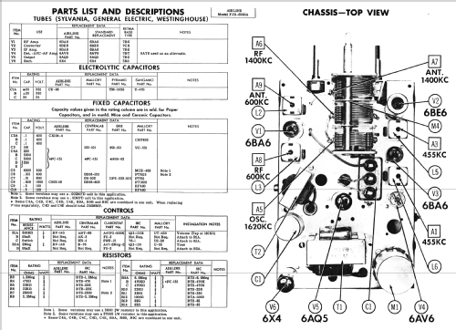 Airline FJB-6590A; Montgomery Ward & Co (ID = 2696762) Autoradio