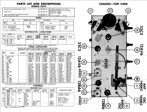 Airline GAA-1024A; Montgomery Ward & Co (ID = 586978) Radio