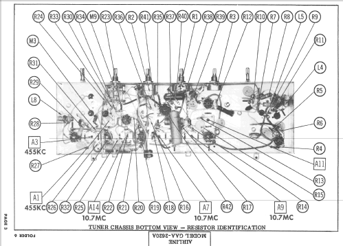 Airline GAA-2642A; Montgomery Ward & Co (ID = 2506506) Radio