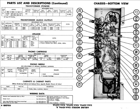 Airline GAA-2691A ; Montgomery Ward & Co (ID = 586966) Sonido-V