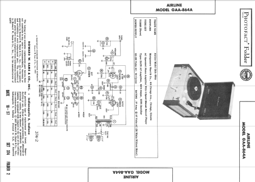 Airline GAA-864A; Montgomery Ward & Co (ID = 2448705) Sonido-V