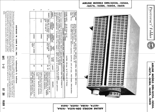 Airline GEN-1656A ; Montgomery Ward & Co (ID = 1811183) Radio