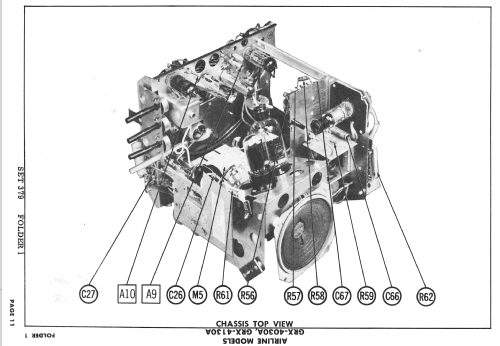 Airline GRX- 4030A; Montgomery Ward & Co (ID = 2472189) Televisión