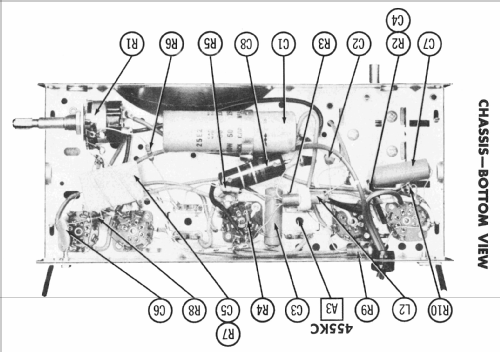 Airline GSE-1622A; Montgomery Ward & Co (ID = 2215852) Radio