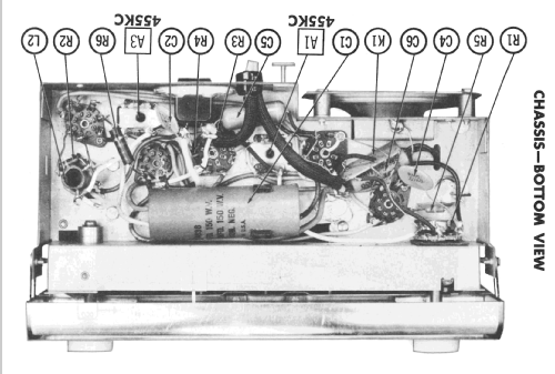 Airline GTM-1653A; Montgomery Ward & Co (ID = 2461698) Radio