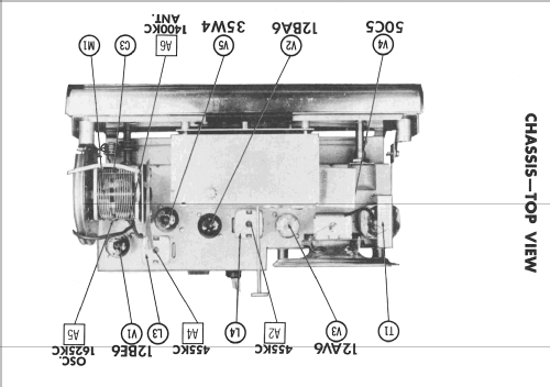 Airline GTM-1654A; Montgomery Ward & Co (ID = 2461708) Radio