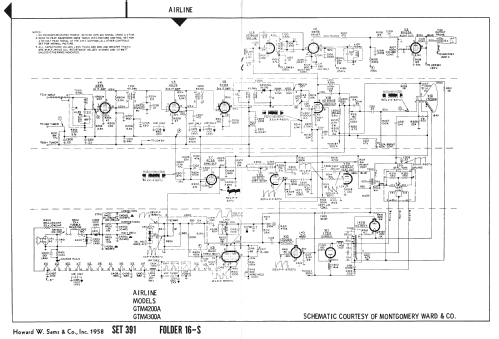 Airline GTM-4200A; Montgomery Ward & Co (ID = 2554955) Fernseh-E