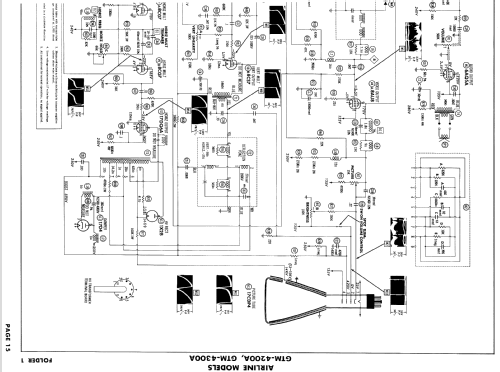 Airline GTM-4200A; Montgomery Ward & Co (ID = 826072) Television