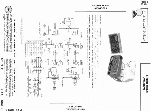 Airline JWR-1039A; Montgomery Ward & Co (ID = 640243) Enrég.-R