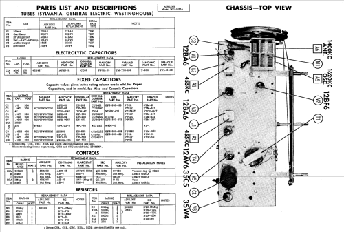 Airline WG-1635A ; Montgomery Ward & Co (ID = 551373) Radio