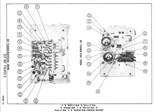 Airline WG-4129B; Montgomery Ward & Co (ID = 2418102) Television