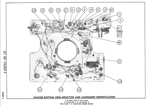 Airline WG-5020B; Montgomery Ward & Co (ID = 2418143) Televisore