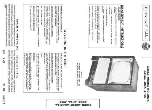 Airline WG-5112A; Montgomery Ward & Co (ID = 2246488) Television