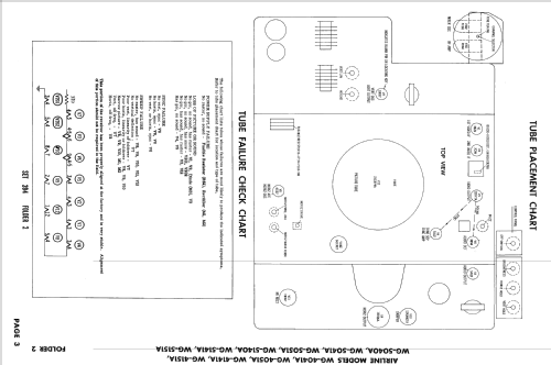 Ch= WG-4041A; Montgomery Ward & Co (ID = 2572642) Televisión
