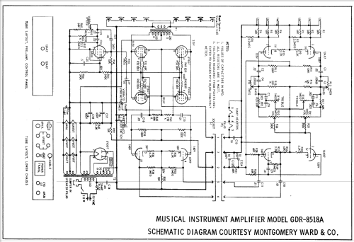 GDR-8518A ; Montgomery Ward & Co (ID = 779389) Ampl/Mixer