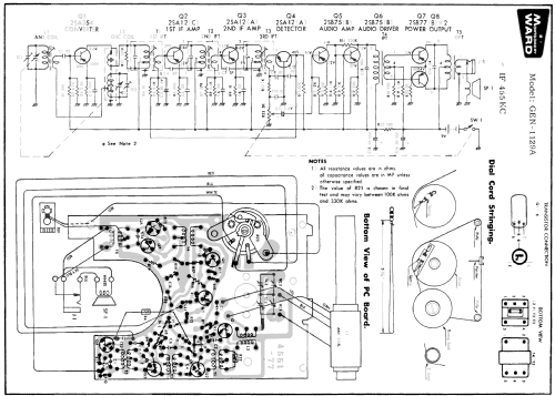 GEN-1129A ; Montgomery Ward & Co (ID = 207190) Radio