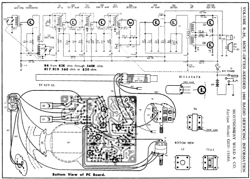 Airline GEN-1336A ; Montgomery Ward & Co (ID = 196867) Radio