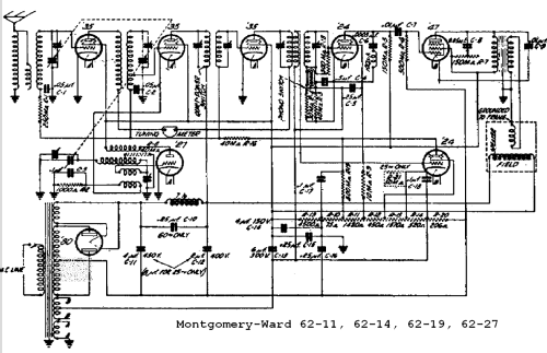 Grenadier 62-19; Montgomery Ward & Co (ID = 549835) Radio