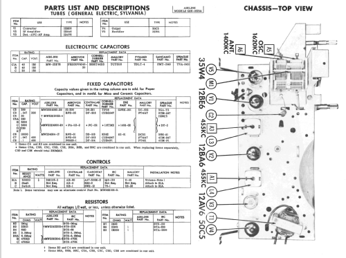 Airline GSE-1625A; Montgomery Ward & Co (ID = 2330253) Radio