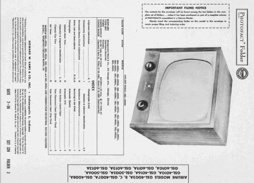 GSL-4010A ; Montgomery Ward & Co (ID = 2314822) Télévision
