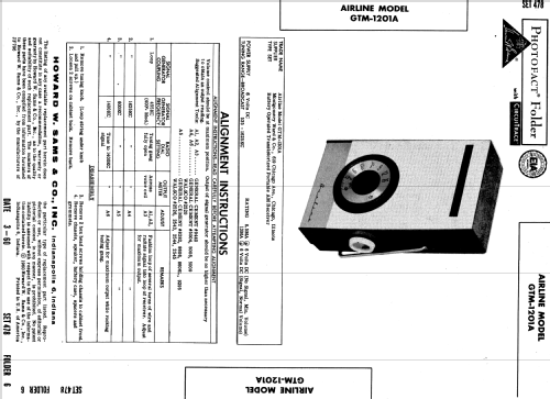 Seven Transistor GTM-1201A; Montgomery Ward & Co (ID = 543818) Radio