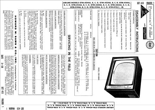GTM-5054C ; Montgomery Ward & Co (ID = 875197) Televisión