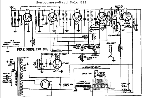 Solo 811 Ch= 62-1711; Montgomery Ward & Co (ID = 551882) Radio