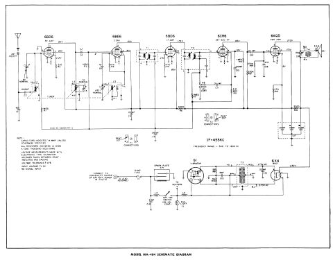 Auto Radio MA-404; Motorola Canada Ltd. (ID = 2207140) Autoradio