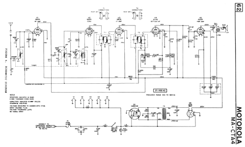 MA-CTA4 Ch= AA-465; Motorola Canada Ltd. (ID = 2370082) Car Radio