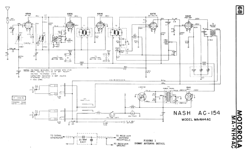 MA-NH4AC Nash AC-154; Motorola Canada Ltd. (ID = 2370089) Car Radio