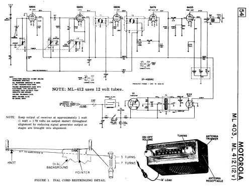 ML403 ; Motorola Canada Ltd. (ID = 2336197) Car Radio