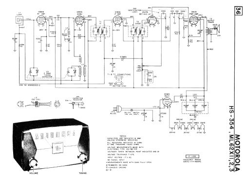 ML62X11 Ch= HS-354; Motorola Canada Ltd. (ID = 2322413) Radio