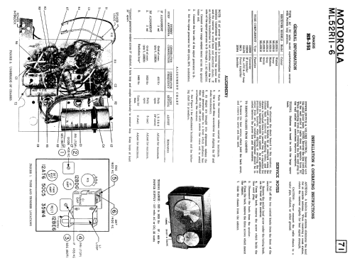 ML-52R Ch= HS351; Motorola Canada Ltd. (ID = 2331856) Radio