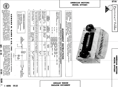 03AR American Motors 8990811; Motorola Inc. ex (ID = 522860) Car Radio