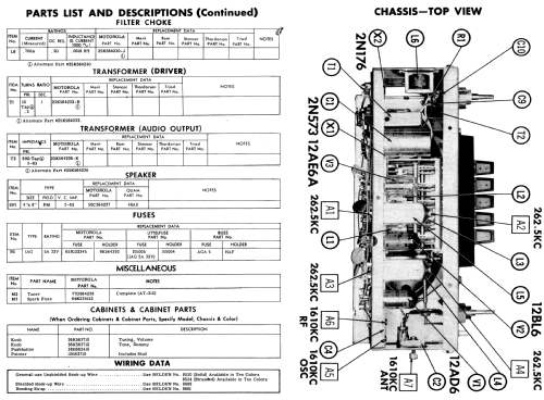 03AR American Motors 8990811; Motorola Inc. ex (ID = 522862) Car Radio