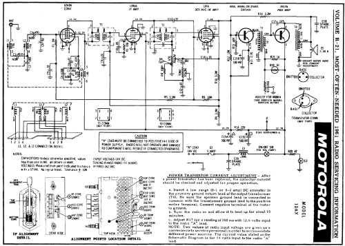 10AX ; Motorola Inc. ex (ID = 144908) Car Radio
