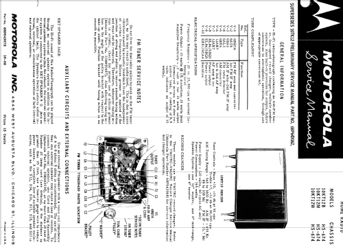 10KT12W Ch= HS-674A; Motorola Inc. ex (ID = 1142158) Radio