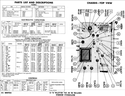 10KT12W Ch= HS-674C; Motorola Inc. ex (ID = 558197) Radio