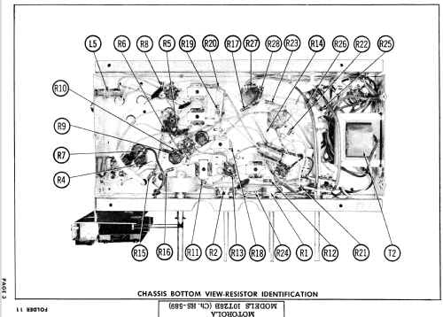 10T28MC Ch= HS-589; Motorola Inc. ex (ID = 824640) Radio