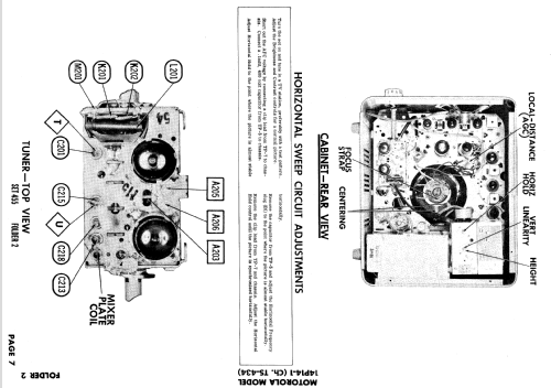 14P14-1 Ch= TS-434; Motorola Inc. ex (ID = 617094) Televisión