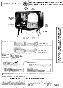 16F1BH Ch= TS-89 HS-234; Motorola Inc. ex (ID = 2834200) TV Radio