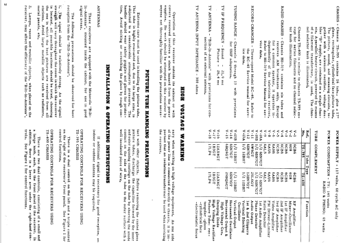 17K15B Ch= TS-395A; Motorola Inc. ex (ID = 1101048) Television