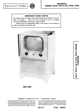 17K9B Ch= TS-220; Motorola Inc. ex (ID = 3019238) Television