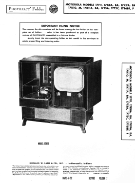 17T5C Ch=TS-228; Motorola Inc. ex (ID = 3044215) Televisore
