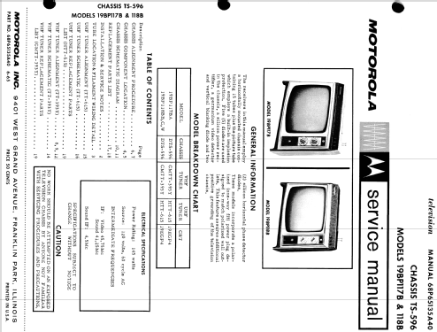 19BP118BC Ch= DTS-596; Motorola Inc. ex (ID = 1510812) Television
