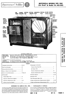 19K1; Motorola Inc. ex (ID = 2784321) Television