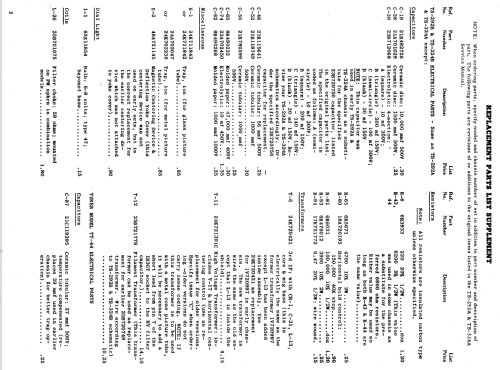 21F2F Ch= WTS-292, HS-316A; Motorola Inc. ex (ID = 1574615) TV Radio