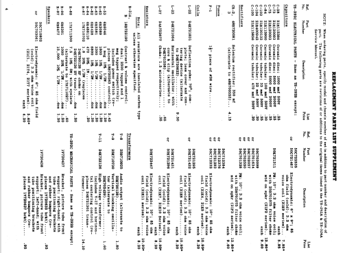 21F2Y Ch= TS-292Y, HS-316A; Motorola Inc. ex (ID = 1574794) TV-Radio