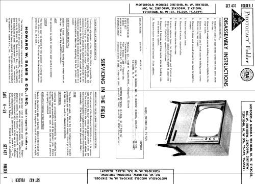 21K104M Ch= TS-552; Motorola Inc. ex (ID = 878498) Fernseh-E